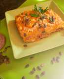 Pastel de calabaza🎃 relleno de pollo🍗