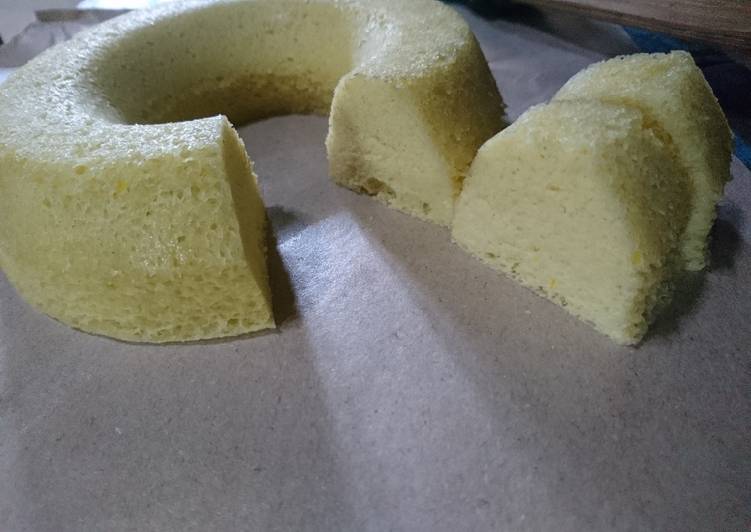 Cara Gampang Menyiapkan Bolu kukus original (tanpa sp, bp, margarin) Anti Gagal