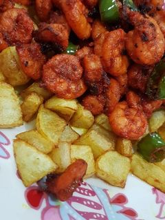 صورة لوصفة روبيان تندوري