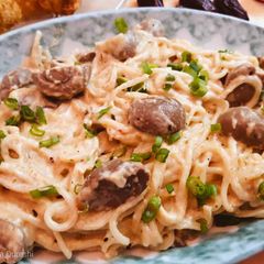 A picture of Cacio e pepe.