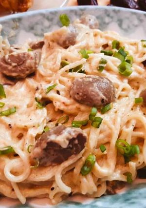 A picture of Cacio e pepe.