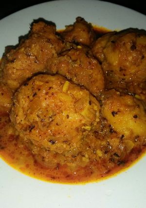 ढाबा स्टाइल दम अरबी की सब्जी रेसिपी मुख्य फोटो