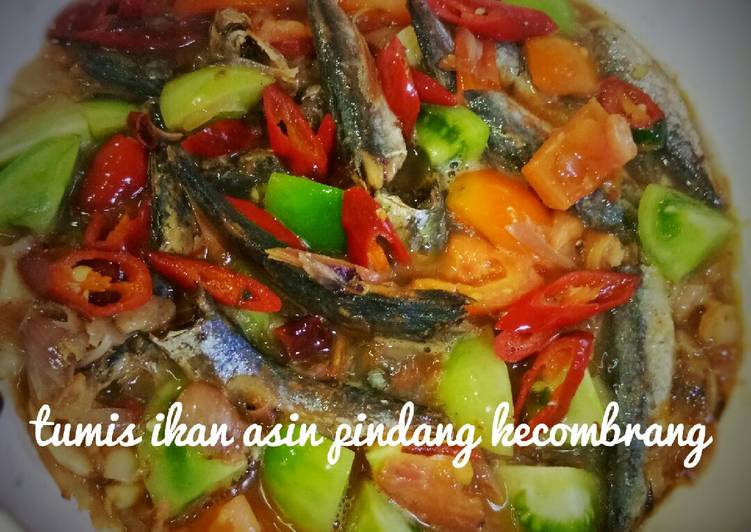 Proses Menyiapkan Tumis ikan asin kecombrang yang praktis