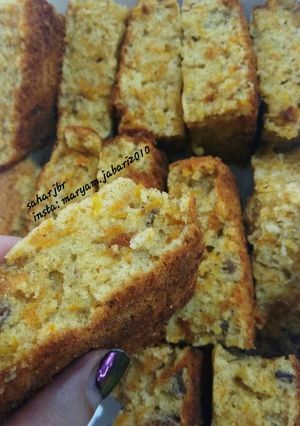 عکسی از دستور کیک هویج و گردویی