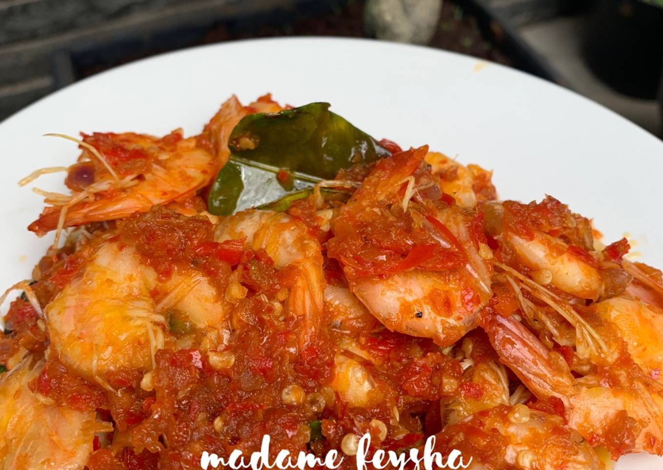 35. Udang Balado Pedas Manis