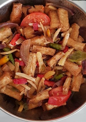 A picture of Salt & Pepper Tofu.