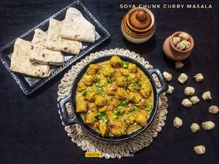 Soya Chunk Curry Masala
