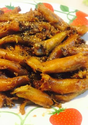 Hình của món Cá bống thời hậu "Đổi mới".