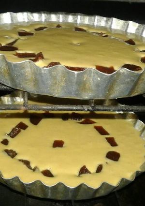Una foto de Bizcochuelo de Naranja con trocitos de membrillo !♡