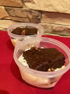 Una foto de Tiramisú de brownie