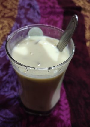 A picture of Badam shake.