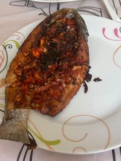 صورة لوصفة سمك سيباس مشوي