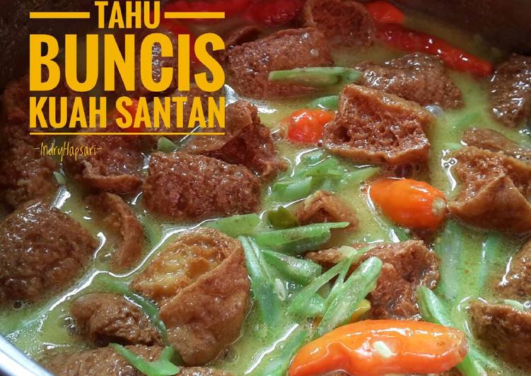 Tahu Buncis Kuah Santan