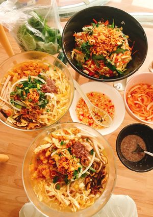 Hình của món Bún Thang chuẩn vị người xa xứ.