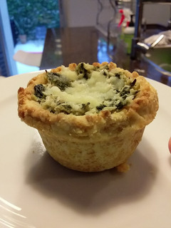 Una foto de Tarta sin gluten de acelga y pollo