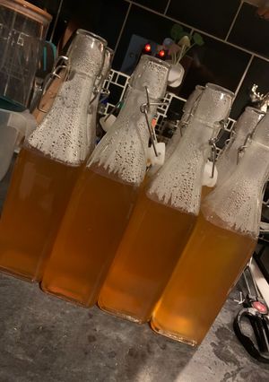 A picture of Spiced pear winter punch.