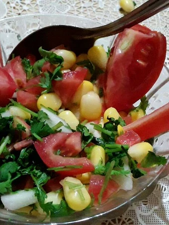 Recipe Corn veg salad the So Delicious Appealing