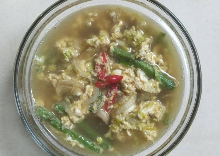 Proses mengolah Tumis kacang panjang with telur, Menggugah Selera