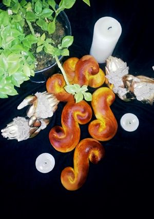 عکسی از دستور نان زعفرانی سوئدی