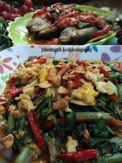 Foto resep Tumis Sawi toping Telur