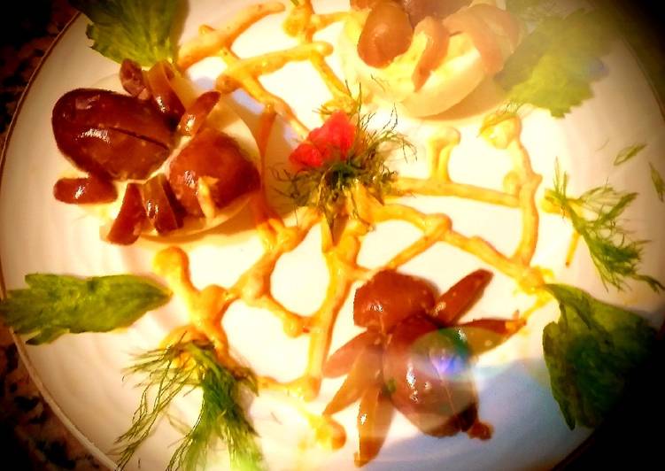 Comment PrÃ©parer Les Oeufs mimosa au thon,fromage crÃ©meux, mayonnase,pÃ¢te de poivre