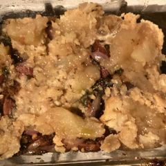 A picture of California Farm Apple Baked Sauerkraut.