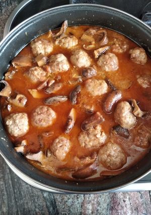 Una foto de Albóndigas con robellones (apto para diabéticos e hipertensos)