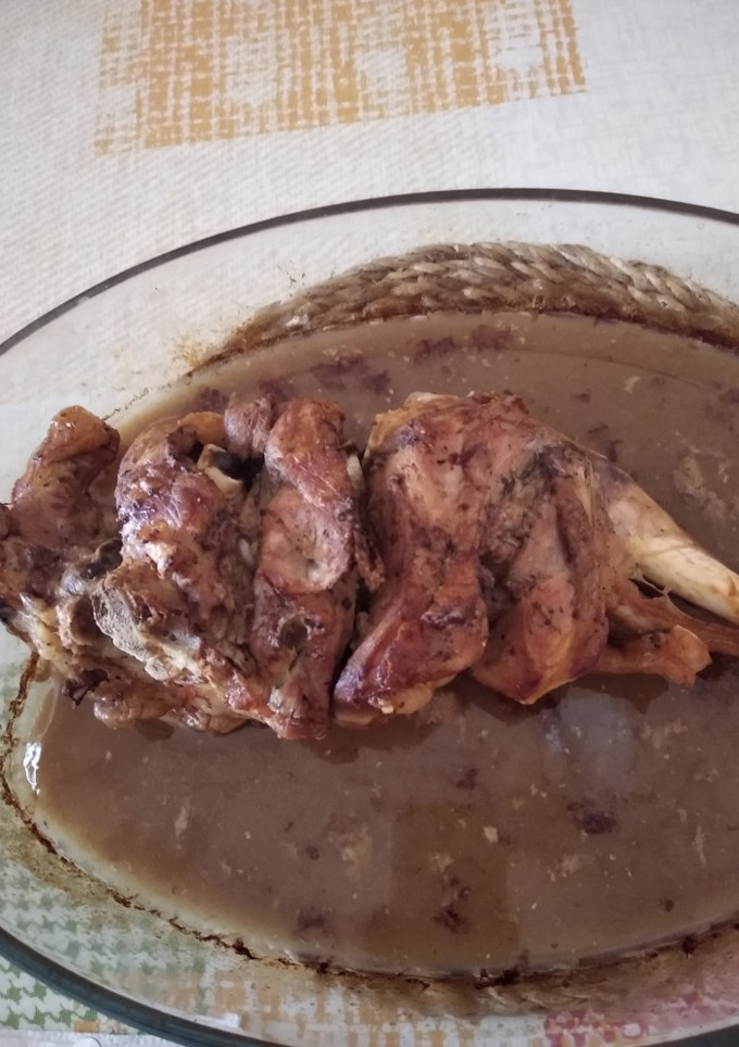 Una foto de Pierna de cordero al horno