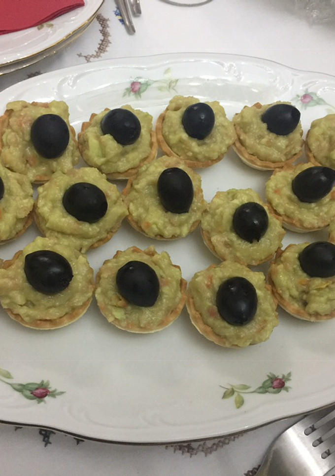 Una foto de Tartaletas de guacamole
