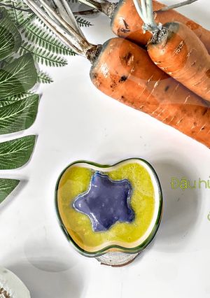 Hình của món Yến mạch đậu hủ non mix sốt dưa lê.