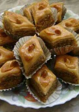 صورة لوصفة طريقة عمل البقلاوة الجزائرية