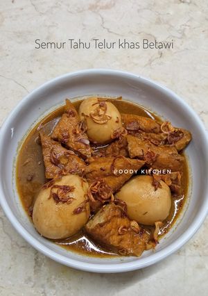 Foto resep Semur Tahu Telur khas Betawi