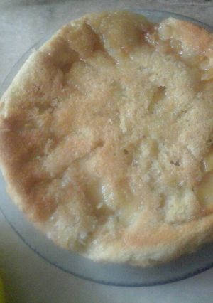 Una foto de Tarta invertida de manzana súper fácil