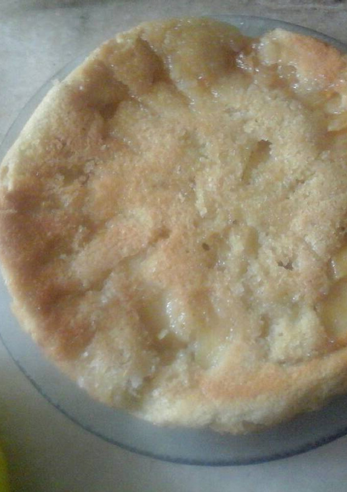 Una foto de Tarta invertida de manzana súper fácil