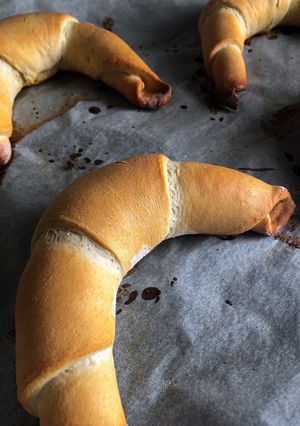 Kifli élesztővel 🥐 recept fotója