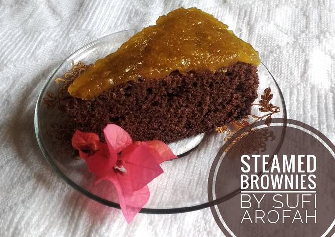 Steamed Brownies (brownies coklat kukus lumer)