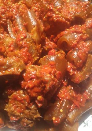 A picture of Peppered pomo.