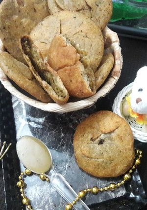 A picture of Green peas kachori.