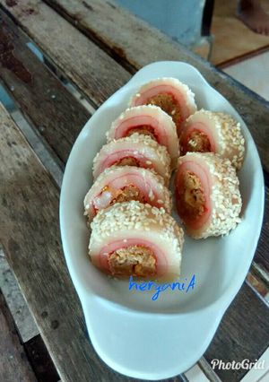 Foto resep Mochi Gulung Isi Kacang