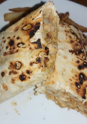 صورة لوصفة شاورما بالرغيف