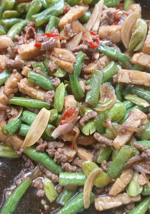 Foto resep Tumis Kacang Tempe daging