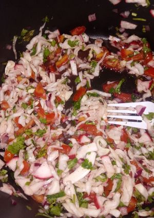 Una foto de Ensalada para tacos