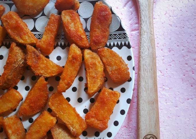 Potato Wedges Balado