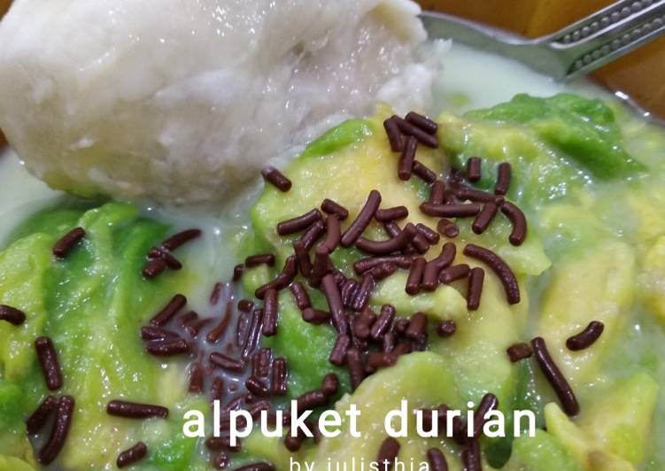 Resep Es campur alpuket dan durian yang Menggugah Selera