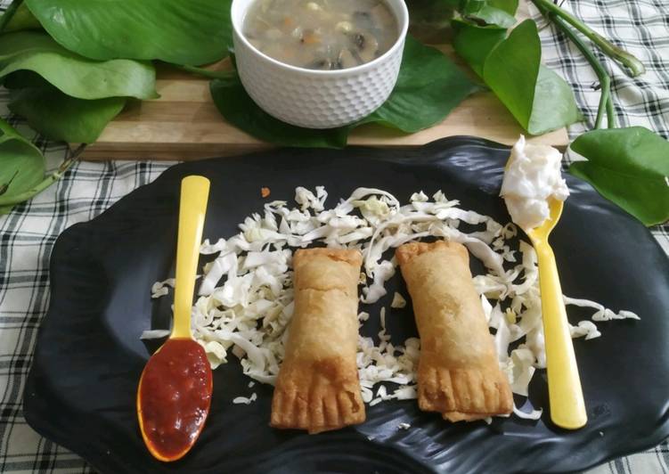 Simple Way to Prepare Super Quick Homemade Cheese Chilli Corn Rolls