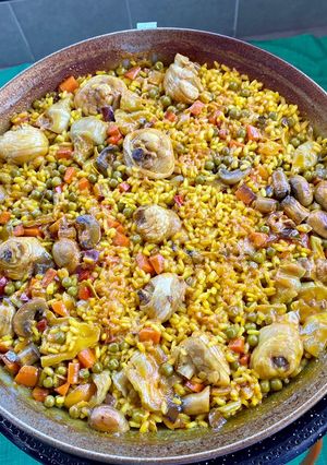 Una foto de Arroz de verduras