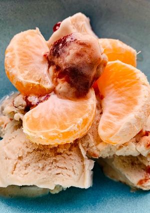 Una foto de Helado recontra casero de plátano 🍌