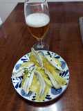 Boquerones en vinagre, con patatillas