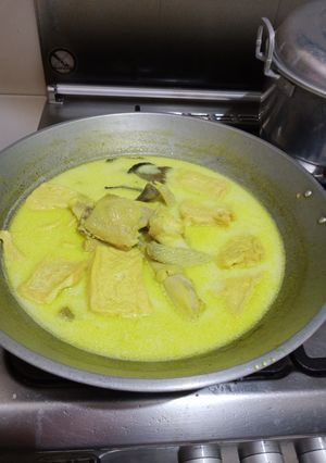 Foto resep Opor ayam tahu