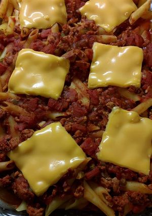 A picture of Cheesy Mostaccioli.